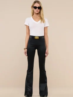 Marty Coated Flare Jean