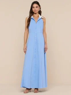 Maurie Poplin Maxi Dress