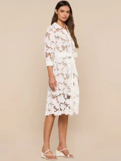 May Eyelet Shirt Dress