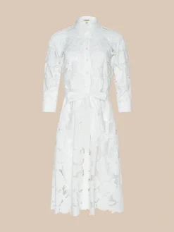May Eyelet Shirt Dress