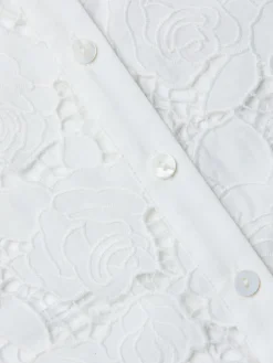 May Eyelet Shirt Dress