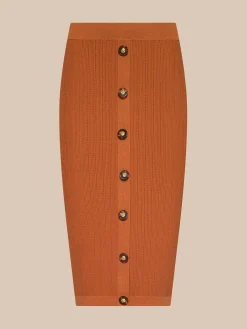 Melania Pointelle Knit Skirt