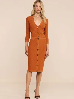 Melania Pointelle Knit Skirt