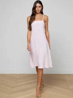 Mitzy Linen Midi Dress