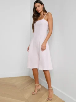 Mitzy Linen Midi Dress