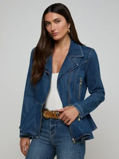 Moxie Peplum Biker Jacket