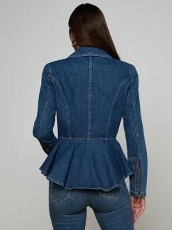 Moxie Peplum Biker Jacket