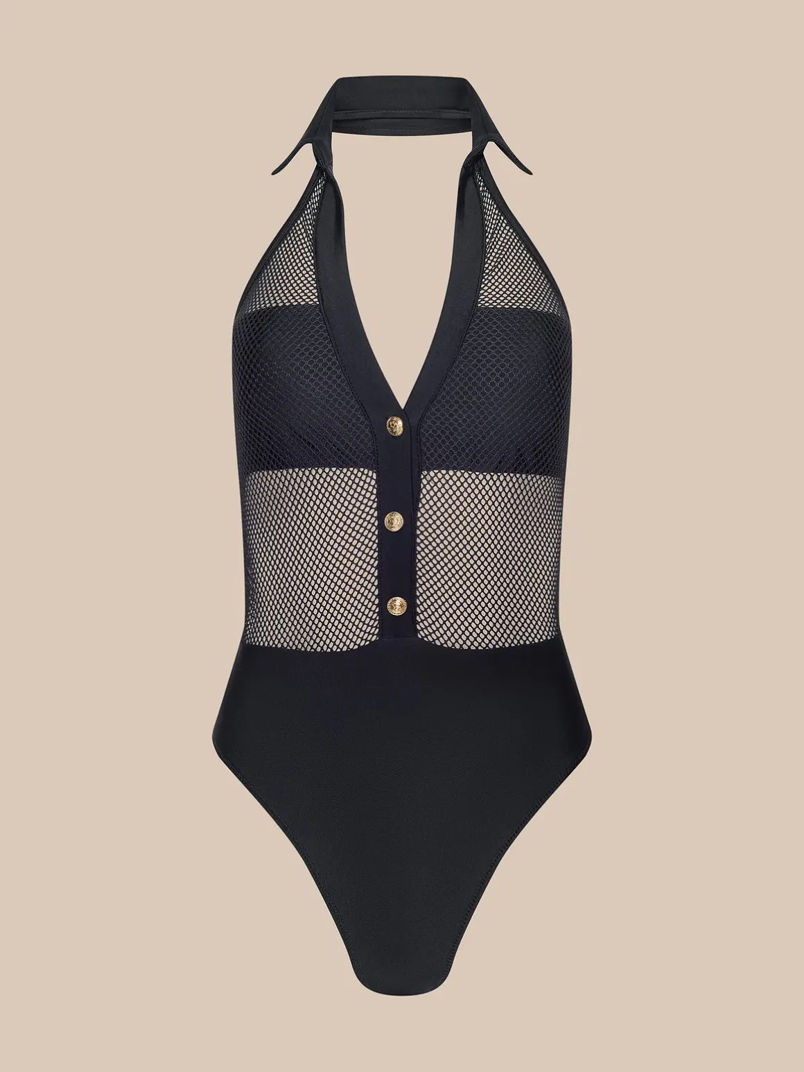 Natalya Collared One-Piece Swimsuit