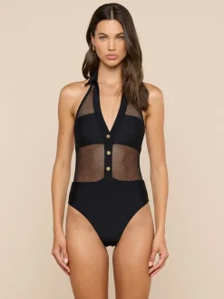 Natalya Collared One-Piece Swimsuit