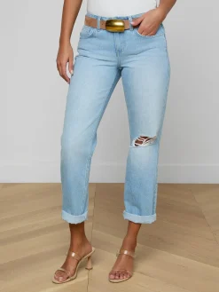 Nevia Slouchy Straight-Leg Jean