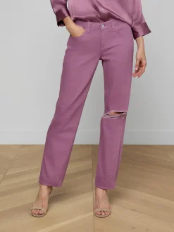 Nevia Slouchy Straight-Leg Jean