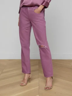 Nevia Slouchy Straight-Leg Jean