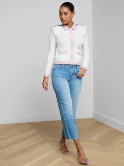 Nomi Satin Back Cardigan