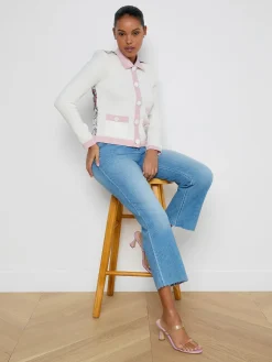 Nomi Satin Back Cardigan