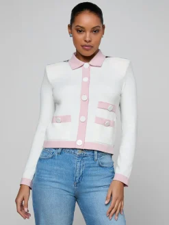 Nomi Satin Back Cardigan