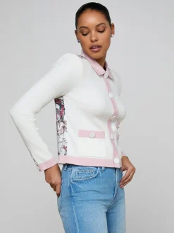 Nomi Satin Back Cardigan