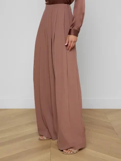 Nova Pleated Wide-Leg Pant