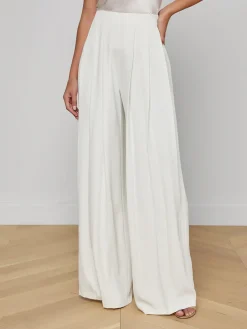 Nova Pleated Wide-Leg Pant