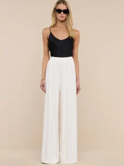 Nova Pleated Wide-Leg Pant