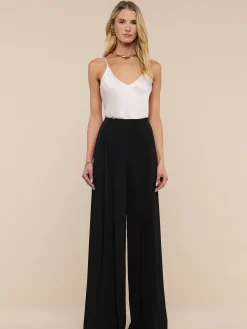 Nova Pleated Wide-Leg Pant