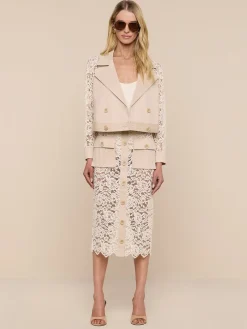 Novelle Lace Trench