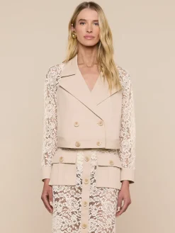 Novelle Lace Trench