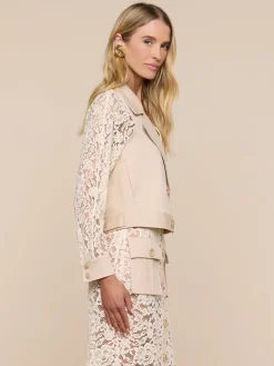 Novelle Lace Trench