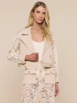 Novelle Lace Trench