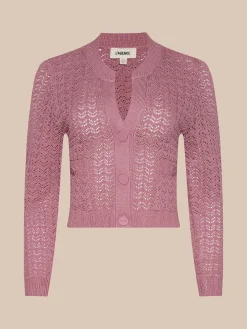 Orla Pointelle Knit Cardigan