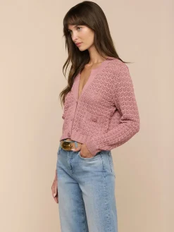 Orla Pointelle Knit Cardigan