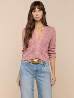 Orla Pointelle Knit Cardigan