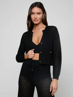 Orla Pointelle Knit Cardigan