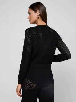 Orla Pointelle Knit Cardigan
