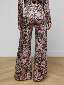 Pilar Silk Wide-Leg Pant
