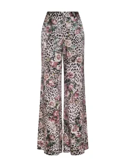 Pilar Silk Wide-Leg Pant