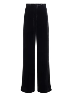 Pilar Velvet Wide-Leg Pant