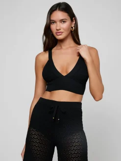 Reverie Pointelle Knit Bralette