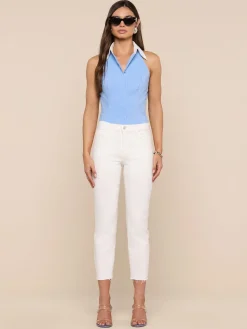 Rina Poplin Halter Top