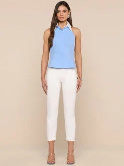 Rina Poplin Halter Top
