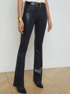 Ruth Coated Straight-Leg Jean