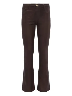 Ruth Coated Straight-Leg Jean