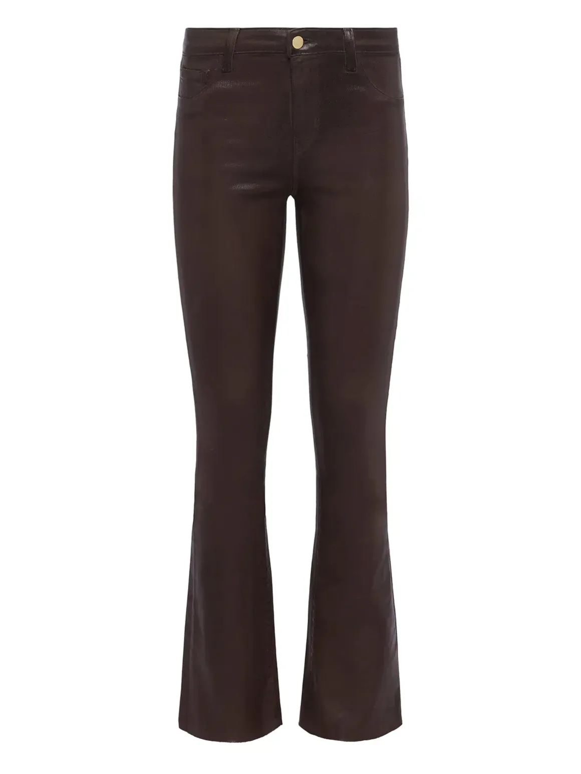 Ruth Coated Straight-Leg Jean