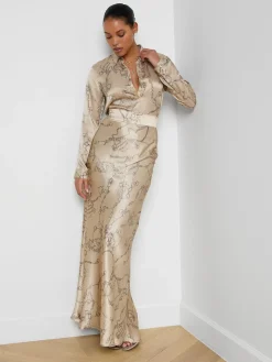 Ryker Silk Maxi Skirt