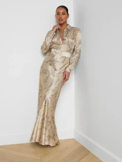 Ryker Silk Maxi Skirt