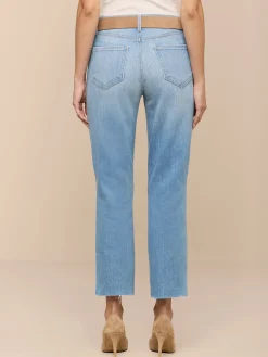 Sada Cropped Slim-Leg Jean