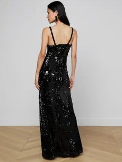 Sayla Sequin Gown