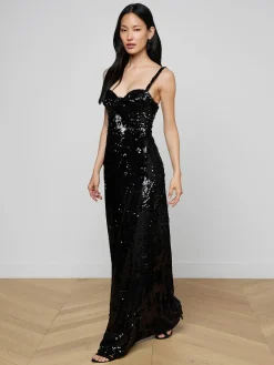 Sayla Sequin Gown