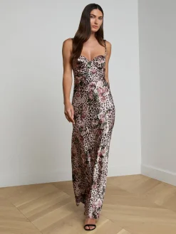 Sayla Silk Gown