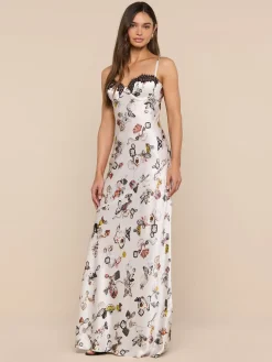 Sayla Silk Gown
