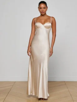 Sayla Silk Gown